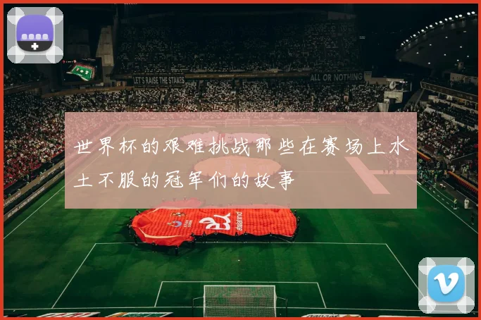 世界杯的艰难挑战那些在赛场上水土不服的冠军们的故事